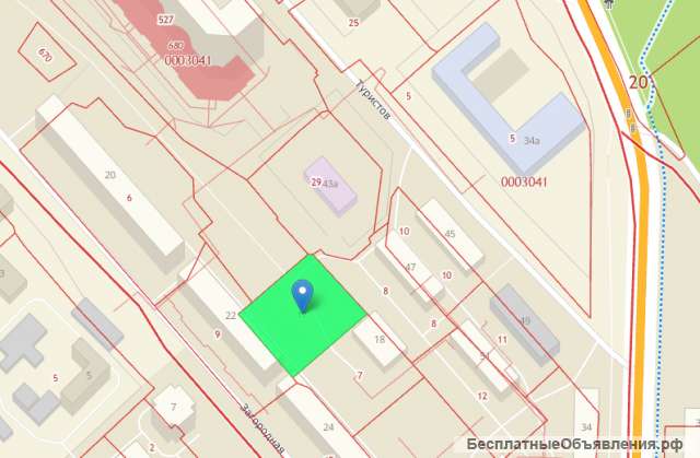 Земельный участок 1924квм