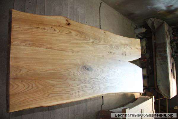 Доска необрезная карагач (твердые породы), сухая