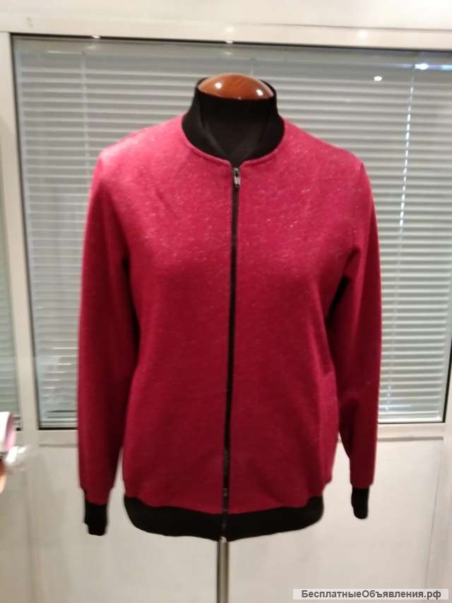 Бомбер женский на молнии