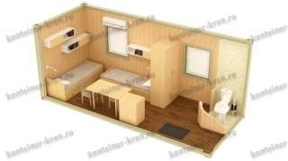 Жилой блок контейнер с санузлом