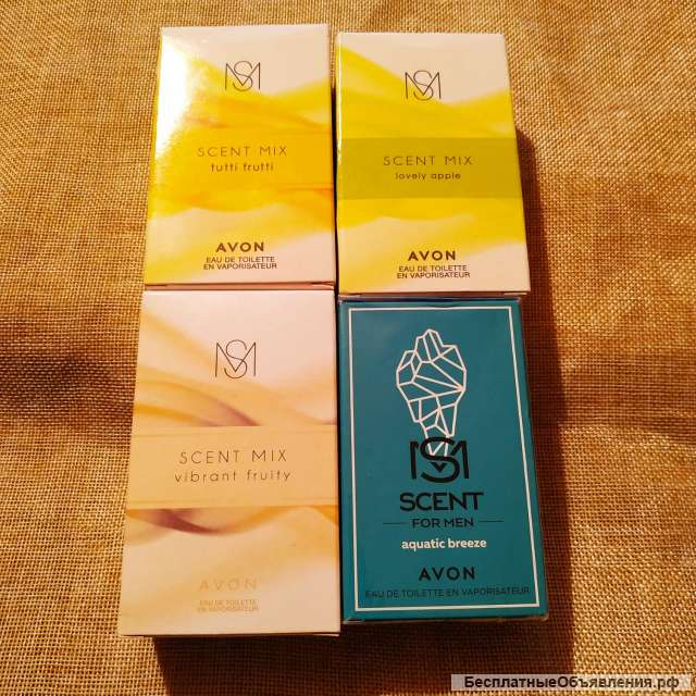 Моноароматы Scent Mix от Avon