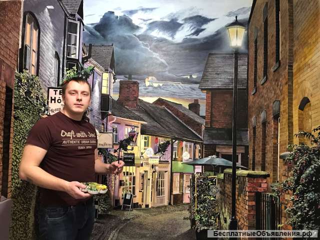 Художественная роспись стен в интерьере