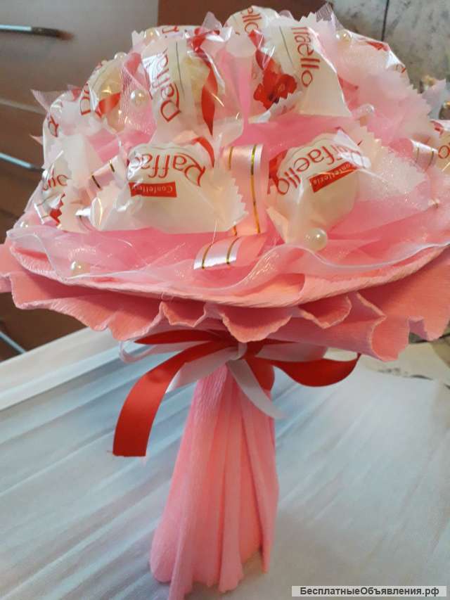 Сладкий неувядаемый букет из шоколада