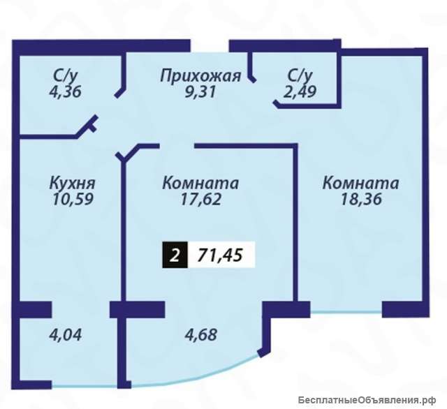2х кв на Киевской