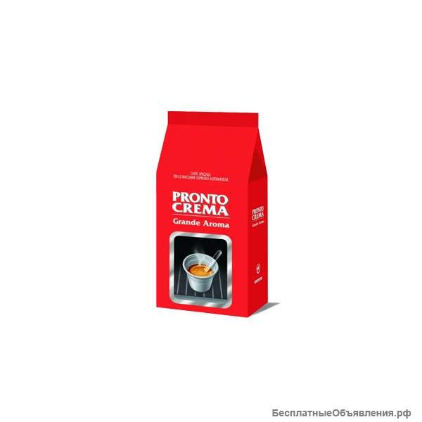 Кофе зерновой Lavazza Pronto Crema Grande Aroma, 1 кг