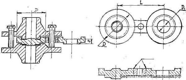 Заглушка очковая поворотная (обтюраторы)