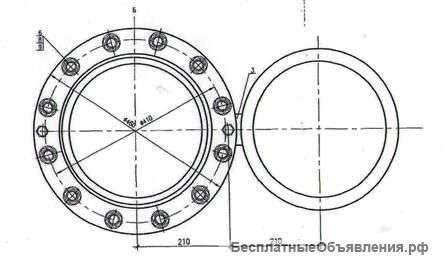 Заглушка очковая поворотная (обтюраторы)