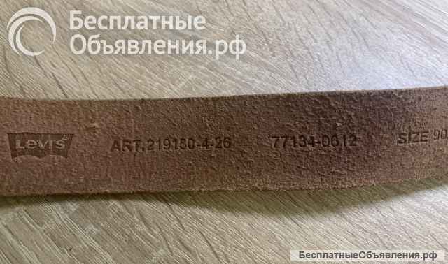 Ремень мужской кожаный «Levi s» 90/36 новый