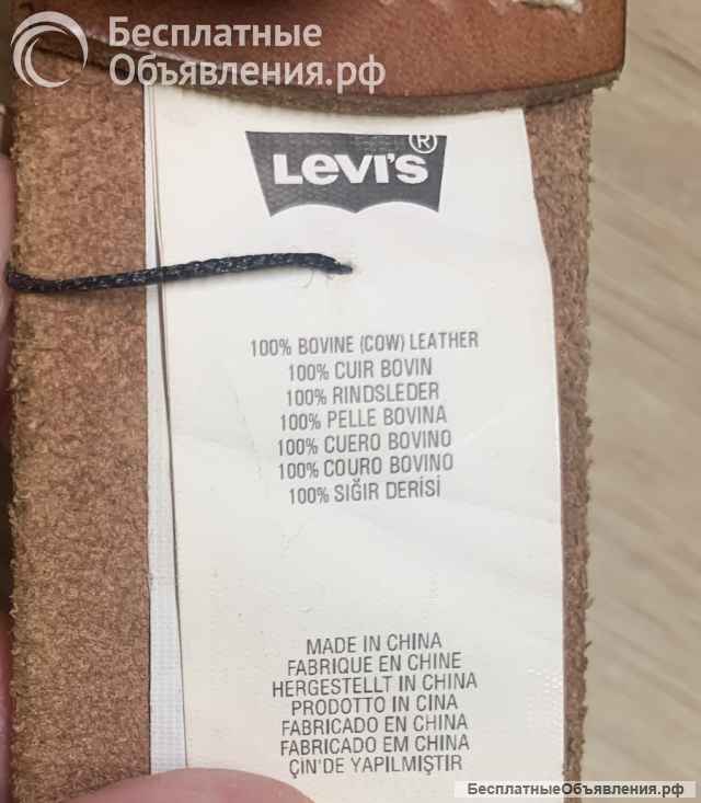 Ремень мужской кожаный «Levi s» 90/36 новый