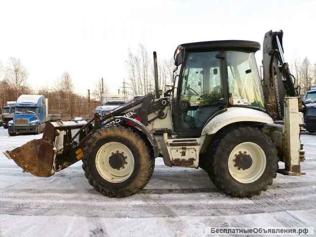 Экскаватор-погрузчик HIDROMEK 102, равноколесник, идеал