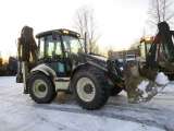 Экскаватор-погрузчик HIDROMEK 102, равноколесник, идеал