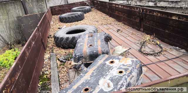 ЗИЛ 131 с лебедкой с полуприцепом