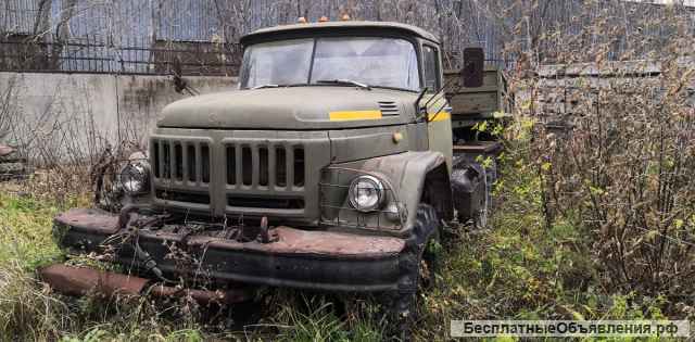 ЗИЛ 131 с лебедкой с полуприцепом