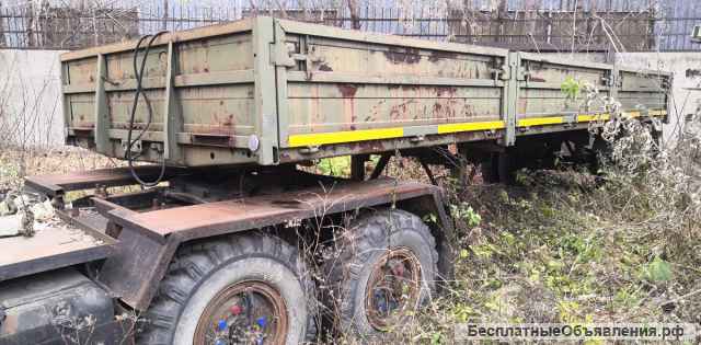 ЗИЛ 131 с лебедкой с полуприцепом