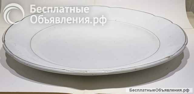 Антиквариат: блюдо большое (d = 35 см)