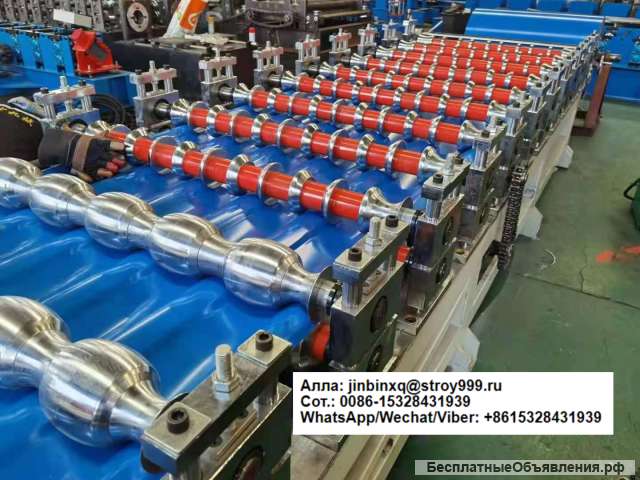 Купи оборудование для производства МОДУЛЬНОЙ металлочерепицы из Китая