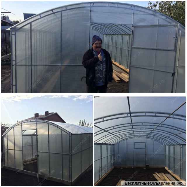 Теплица от производителя из профиля 25х25 цинк с доставкой по Ростовской области