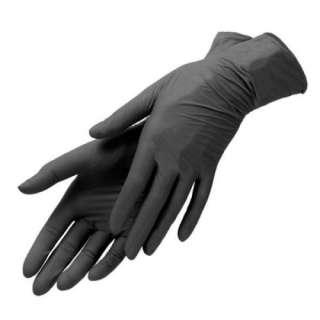 Нитриловые перчатки черные Киев