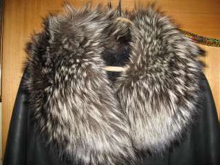 Дубленка с чернобуркой