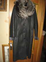 Дубленка с чернобуркой