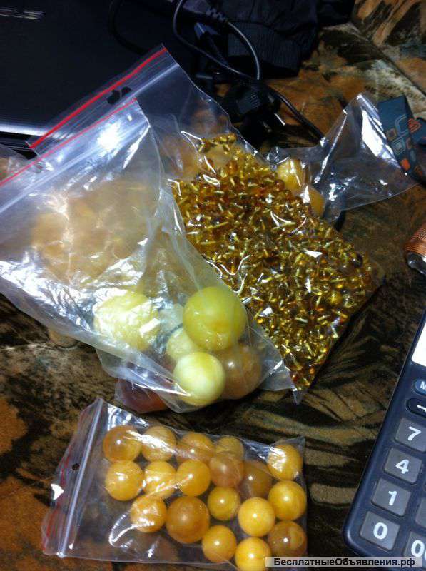 Сырье янтарное , янтарь