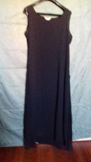 Платье вечернее черное, размер 50-52