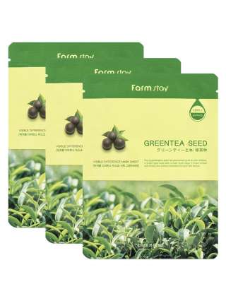 Тканевая маска с экстрактом зелёного чая