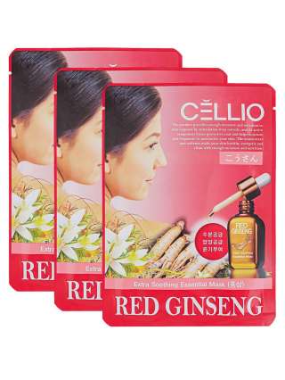 Тканевая маска для лица женьшень