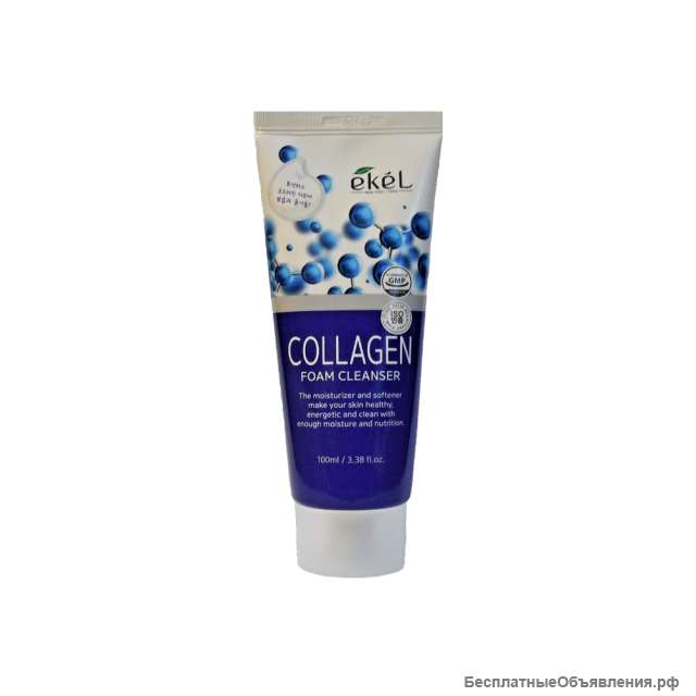 Ekel пенка для умывания с коллагеном