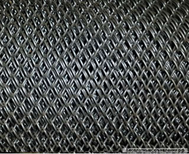 Сетка-рабица черная (отсечка)