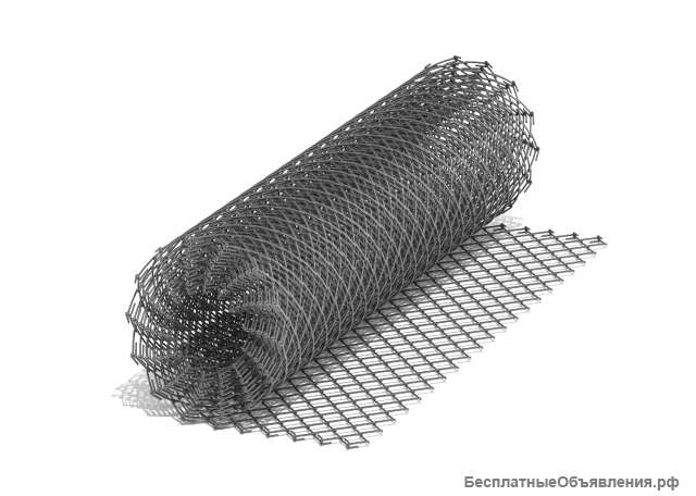 Сетка-рабица оцинкованная (отсечка)