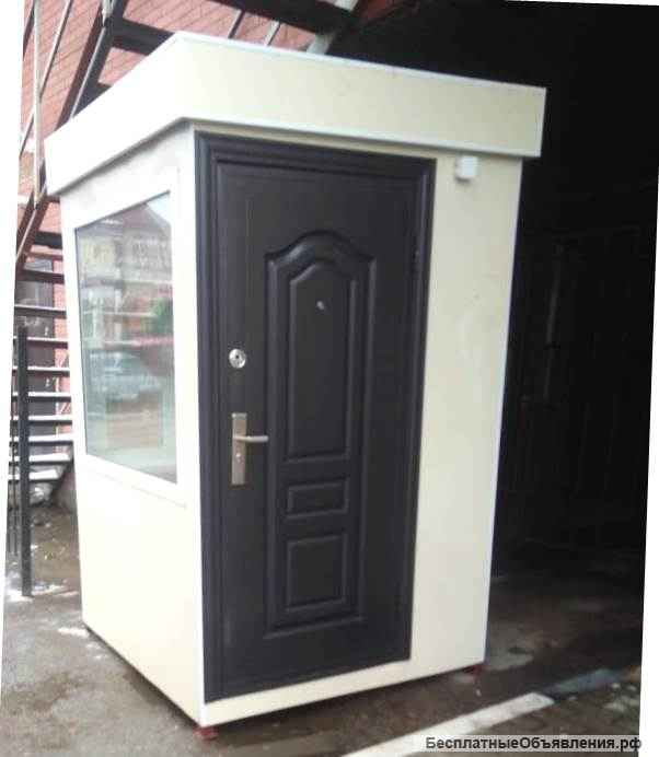 Пост охраны 1,5х1,5х2,5м, новый, утепленный