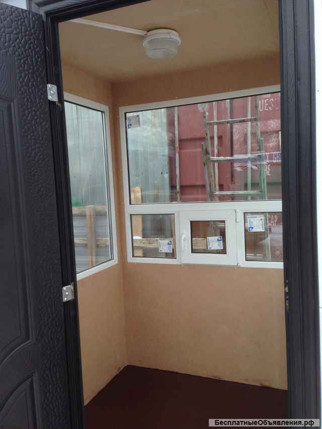 Аренда будки охраны 1,5х1,5х2,5м