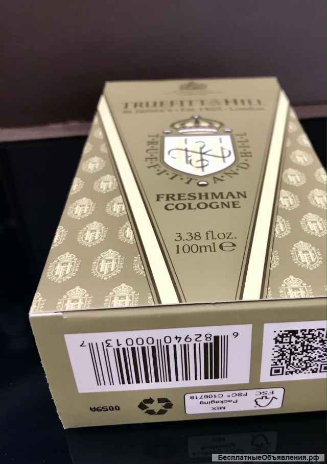 Парфюм мужской Truefitt & Hill Freshman 100 мл. одеколон