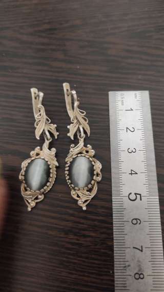 Серебряные серьги
