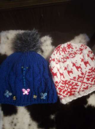 Вязаные шапки ручная работа