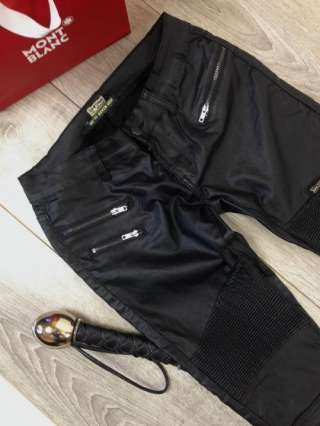 Джинсы под кожу "Top trends" б.у size 40