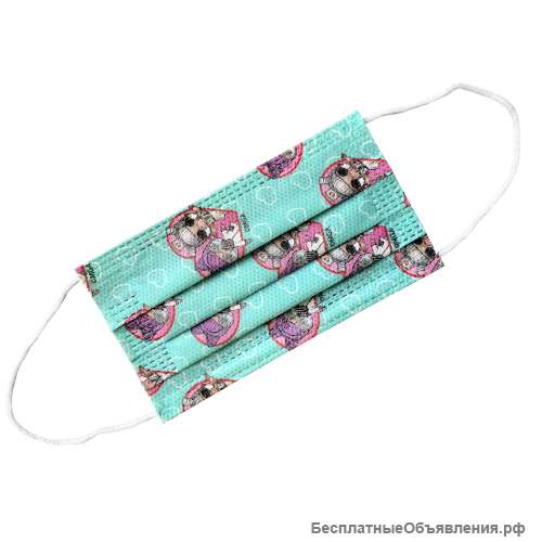 Маска детская SeptoPlus с рисунком (1шт.)