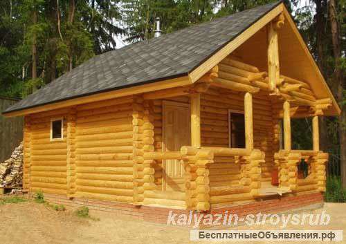 Срубы ручной рубки из сосны