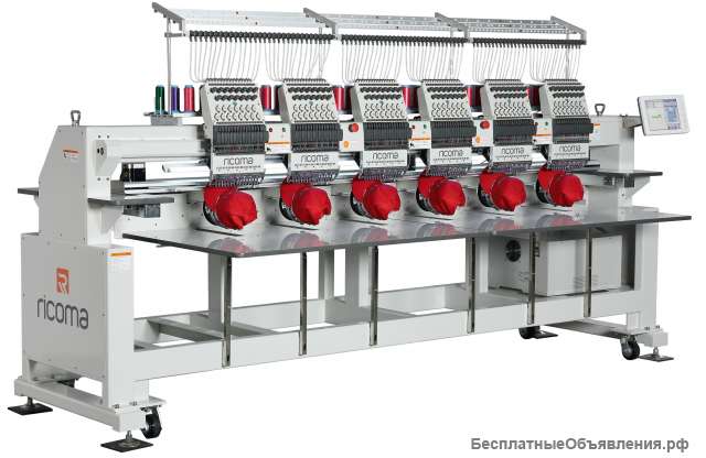 Промышленная Вышивальная машина Ricoma CHT 1206 шестиголовочная