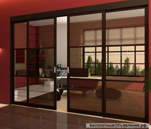 Двери купе(бронза)