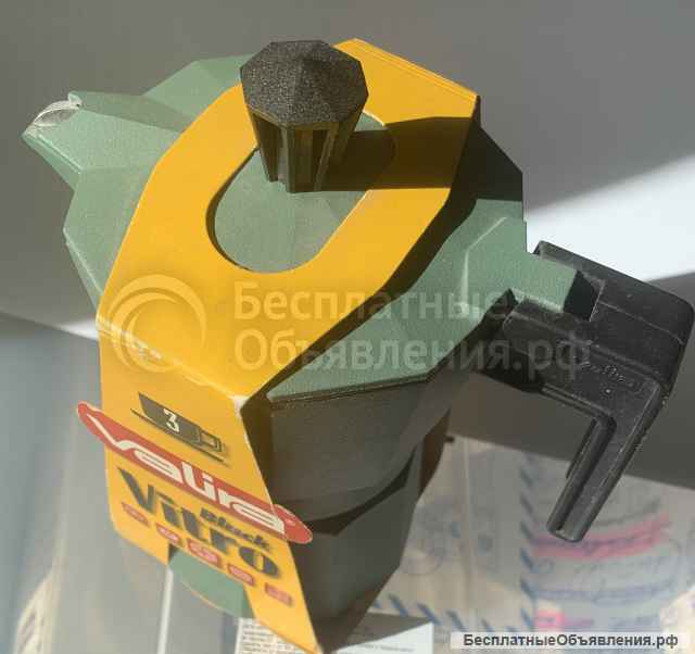 Кофеварка металлическая гейзерная новая (Испания)