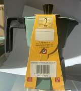 Кофеварка металлическая гейзерная новая (Испания)