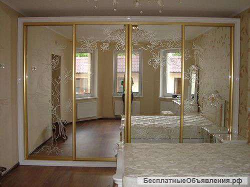 Двери купе зеркало