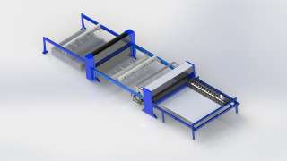 Линия для сварки панелей ограждений и сеток