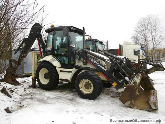 Экскаватор-погрузчик Hidromek 102, макс. опции