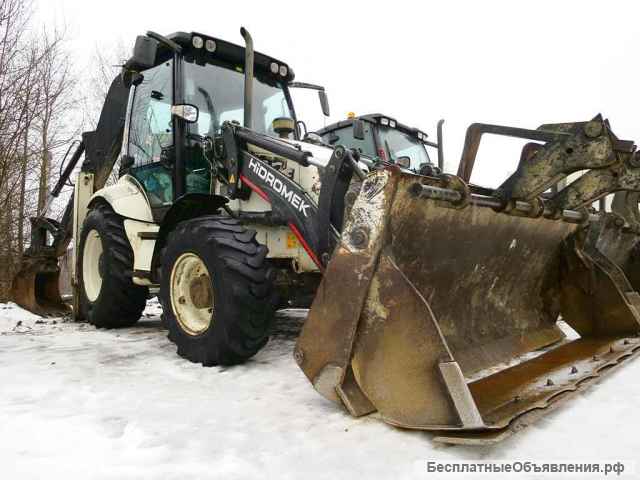 Экскаватор-погрузчик Hidromek 102, макс. опции