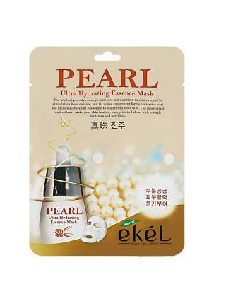 Маска тканевая для лица Ekel Pearl Ultra Hydrating Essence Mask с экстрактом жемчуга