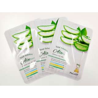 MeLoSo Total Solution Aloe тканевая маска с экстрактом алоэ