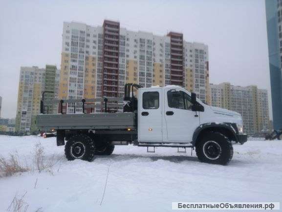 Бортовой автомобиль ГАЗ Садко Некст двухрядка 7 мест 4х4
